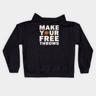 Make your Free Throws Kids Hoodie